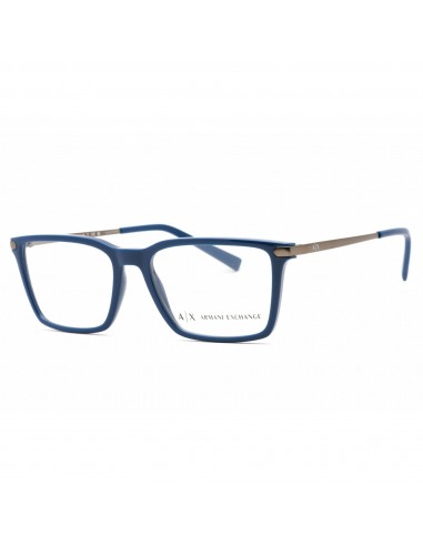 Armani Exchange Women's Eyeglasses - Blue Square Frame Clear Demo Lens | 0AX3077 8212 s'inspire de l'anatomie humaine