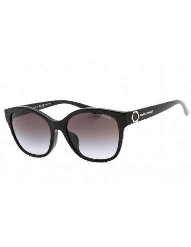 Armani Exchange Women's Sunglasses - Shiny Black Cat Eye Frame | 0AX4127SF 81588G plus qu'un jeu 