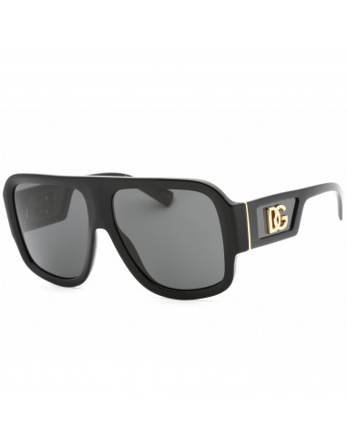 Dolce & Gabbana Men's Sunglasses - Black Plastic Frame Dark Grey Lens | 0DG4401 501/87 Jusqu'à 80% De Réduction