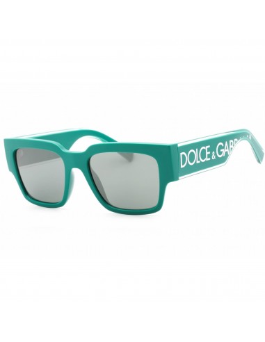 Dolce & Gabbana Women's Sunglasses - Green Square Plastic Full Rim | 0DG6184 331182 outlet