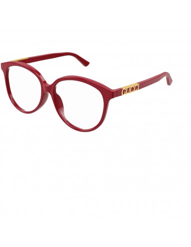 Gucci Women's Eyeglasses - Red Acetate Round Full Rim Frame Demo Lens | GG1194OA 003 la chaussure