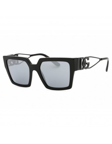 Dolce & Gabbana Women's Sunglasses - Black Square Plastic/Metal | 0DG4446B 501/6G la colonne vertébrale