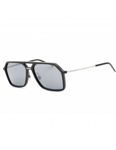 Dolce & Gabbana Men's Sunglasses - Black/Gunmetal Rectangular Frame | 0DG6196 501/6G 2 - 3 jours ouvrés.