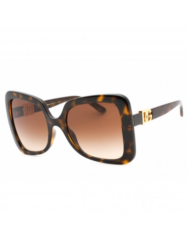 Dolce & Gabbana Women's Sunglasses - Dark Tortoise Butterfly Frame | 0DG6193U 502/13 Livraison rapide