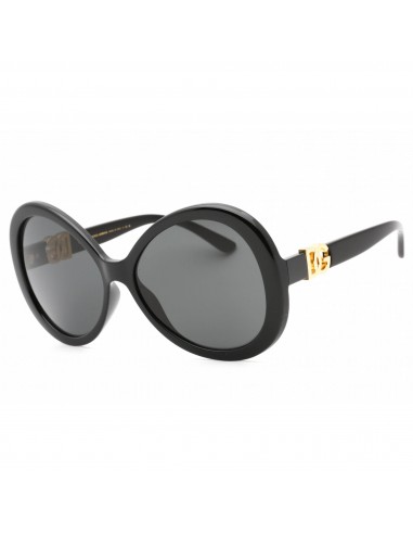 Dolce & Gabbana Women's Sunglasses - Butterfly Frame Dark Grey Lens | 0DG6194U 501/87 en linge