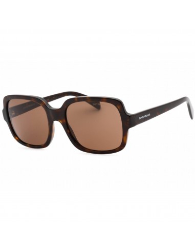 Emporio Armani Women's Sunglasses - Shiny Havana Square Full Rim | 0EA4195 502673 les ctes