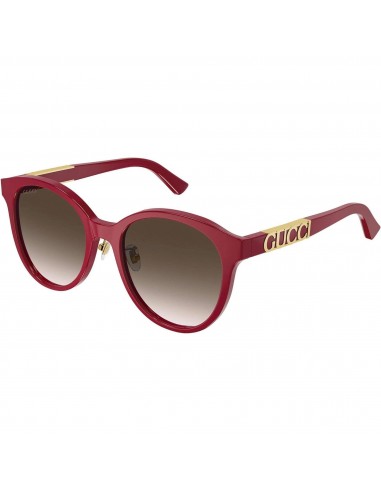 Gucci Women's Sunglasses - Red Cat Eye Shape Frame Brown Gradient Lens | GG1191SK 004 ouvre sa boutique