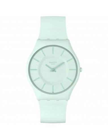 Swatch Unisex Watch - The May Collection Turquoise Lightly rubber strap | SSO8G107 france