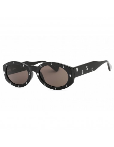 Moschino Women's Sunglasses - Black Oval Plastic Full Rim Frame | MOS141/S 0807 IR la colonne vertébrale