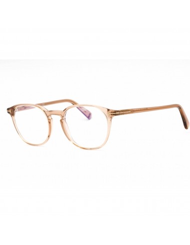 Tom Ford Unisex Eyeglasses - Transparent Brown Plastic Full Rim Frame | FT5583-B 057 d'Europe débarque