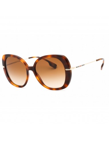 Burberry Women's Sunglasses - Light Havana Plastic Butterfly Frame | 0BE4374 331613 Economisez 