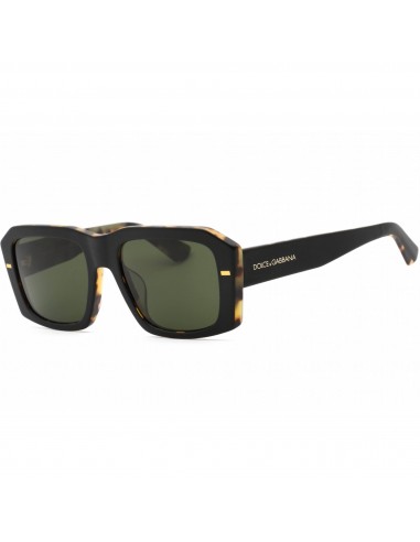 Dolce & Gabbana Men's Sunglasses - Matte Black On Yellow Havana | 0DG4430F 340471 de l' environnement