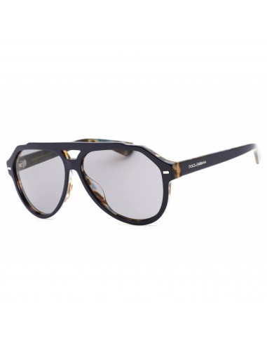 Dolce & Gabbana Men's Sunglasses - Blue On Blue Havana Frame | 0DG4452F 3423/1 Les magasins à Paris