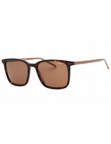 Hugo Men's Sunglasses - Havana Rectangular Shape Frame Brown Lens | HG 1168/S 0086 70 la livraison gratuite