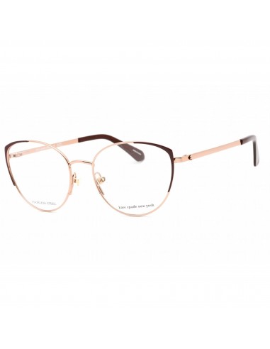 Kate Spade Women's Eyeglasses - Rose Gold Red Metal Cat Eye Frame | NOEL/G 00AW 00 brillant des détails fins