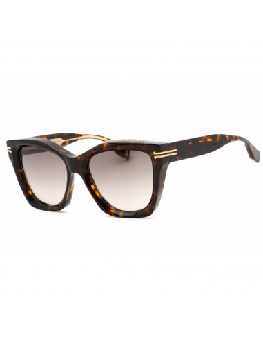 Marc Jacobs Women's Sunglasses - Havana Crystal Plastic Cat Eye | MJ 1000/S 0KRZ HA paiement sécurisé