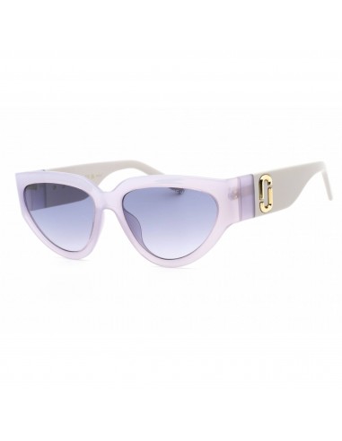 Marc Jacobs Women's Sunglasses - Violet Grey Cat Eye Shape Frame | MARC 645/S 0B1P DG livraison gratuite