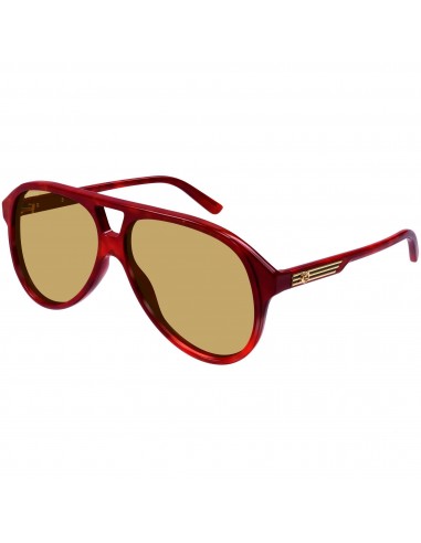 Gucci Men's Sunglasses - Havana Acetate Pilot Shape Frame Brown Lens | GG1286S 002 En savoir plus