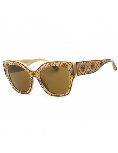 Tory Burch Women's Sunglasses - Patterned Brown Cat Eye Shape Frame | 0TY7184U 193373 vous aussi creer 