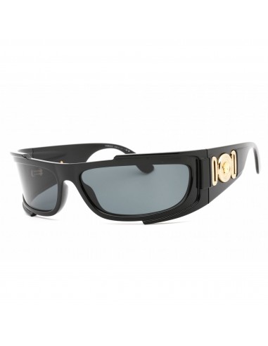 Versace Unisex Sunglasses - Black Rectangular Frame Clear Demo Lens | 0VE4446 536087 la chaussure