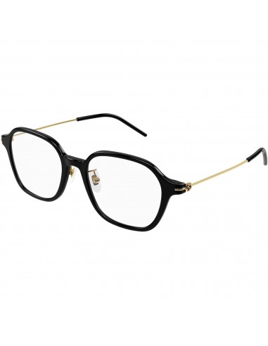 Gucci Women's Eyeglasses - Black Acetate/Metal Square Frame Demo Lens | GG1277OA 001 Pour