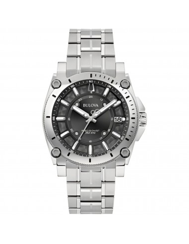 Bulova Men's Watch - Icon Quartz Grey Dial Silver Stainless Steel Bracelet | 96B417 online