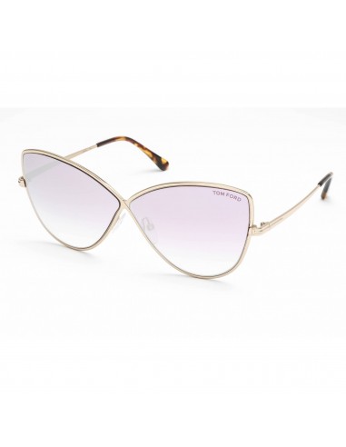 Tom Ford Unisex Sunglasses - Shiny Rose Gold Frame Pink Gradient Lens | FT0569 28Z prix