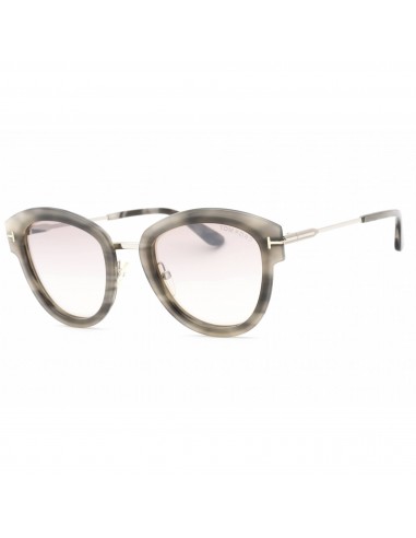 Tom Ford Women's Sunglasses - Coloured Havana Metal Cat Eye Full Rim | FT0574 55G Comparez et commandez 