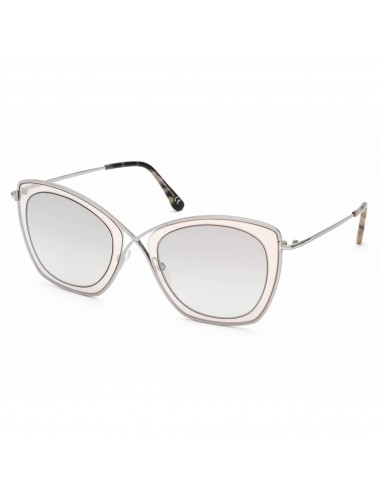 Tom Ford Unisex Sunglasses - Transparent Light Brown Butterfly Frame | FT0605 47G Amélioration de cerveau avec