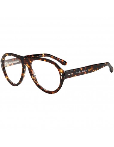 Isabel Marant Women's Eyeglasses - Havana Aviator Shape Frame Demo Lens | IM 0017 086 soldes