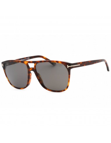 Tom Ford Men's Sunglasses - Red Havana Plastic Pilot Shape Full Rim Frame | FT0679 54D plus qu'un jeu 