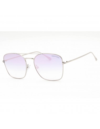 Tom Ford Women's Sunglasses - Shiny Palladium Metal Pilot Full Rim | FT0680 16Z 50-70% off 