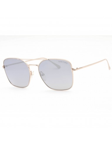 Tom Ford Women's Sunglasses - Shiny Rose Gold Frame Mirrored Smoke Lens | FT0680 28C suggérées chez