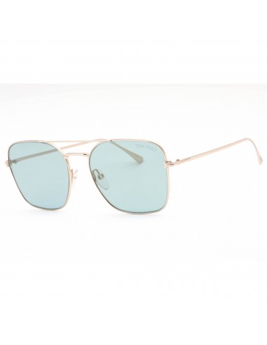 Tom Ford Women's Sunglasses - Shiny Rose Gold Frame Blue Mirror Lens | FT0680 28X ou a consommer sur place