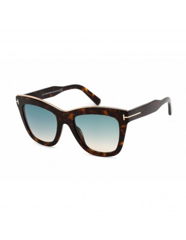 Tom Ford Women's Sunglasses - Shiny Dark Havana Plastic Cat Eye Frame | FT0685 52P pas cher 