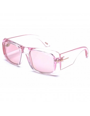 Tom Ford Sunglasses - Transparent Rose Plastic Rectangular Shape Frame | FT0731 72Y Voir les baskets