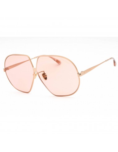 Tom Ford Women's Sunglasses - Gold/Other Metal Oversized Full Rim Frame | FT0785 33E Par le système avancé 