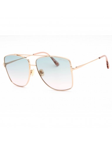 Tom Ford Men's Sunglasses - Shiny Rose Gold Frame Gradient Green Lens | FT0838 28P l'évolution des habitudes 