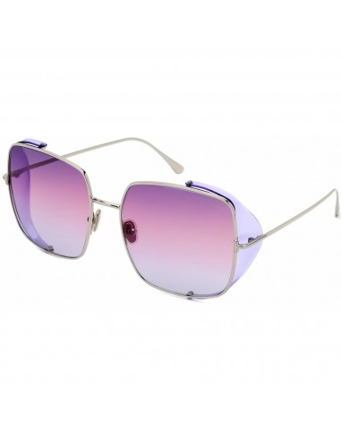 Tom Ford Unisex Sunglasses - Shiny Palladium Metal Square Shape Frame | FT0901 16Z chez Cornerstreet bien 