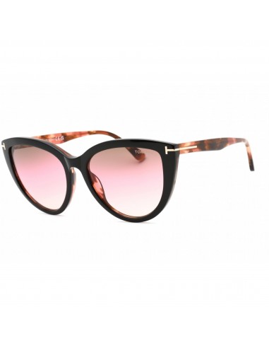 Tom Ford Women's Sunglasses - Black/Other Plastic Cat Eye Shape Frame | FT0915 05F Faites des économies