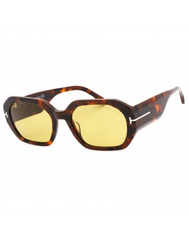 Tom Ford Unisex Sunglasses - Coloured Havana Plastic Geometric Frame | FT0917 55E suggérées chez