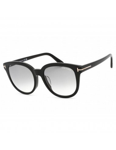 Tom Ford Women's Sunglasses - Shiny Black Plastic Cat Eye Shape Frame | FT0914-F 01B d'Europe débarque