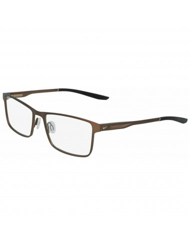 Nike Men's Eyeglasses - Brushed Walnut/Black Metal Frame Demo Lens | NIKE 8047 210 pas cher 