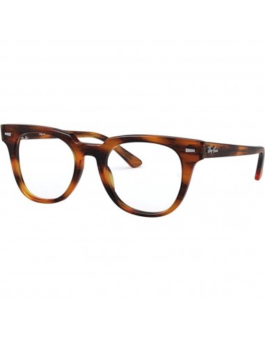 Ray Ban Unisex Eyeglasses - Striped Red Plastic Square Frame | RAY BAN 0RX5377F 2144 sur le site 