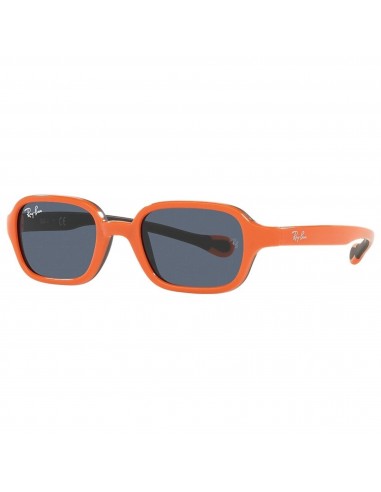 Ray Ban Men's Sunglasses - Orange On Rubber Black Plastic Frame | 0RJ9074S 709587 Toutes les collections ici