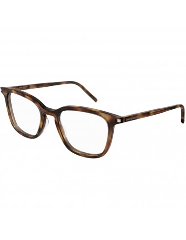 Saint Laurent Men's Eyeglasses - Havana Acetate Square Frame Demo Lens | SL479 002 Voir les baskets