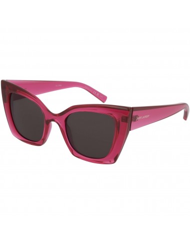 Saint Laurent Women's Sunglasses - Pink Acetate Cat Eye Frame Black Lens | SL552 004 Jusqu'à 80% De Réduction