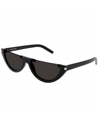 Saint Laurent Unisex Sunglasses - Black Acetate Cat Eye Frame Black Lens | SL563 001 basket pas cher