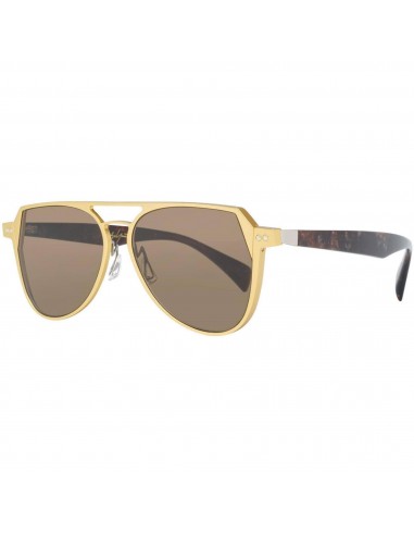 Yohji Yamamoto Unisex Sunglasses - Gold Frame Brown Lens | YOHJI YAMAMOTO 7042 403 Comment ça marche