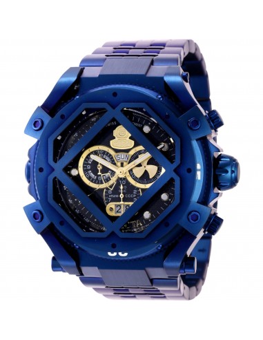 Invicta Men's Watch - Pro Diver Chronograph Blue and Gold Tone Dial Bracelet | 37176 Venez découvrir notre 